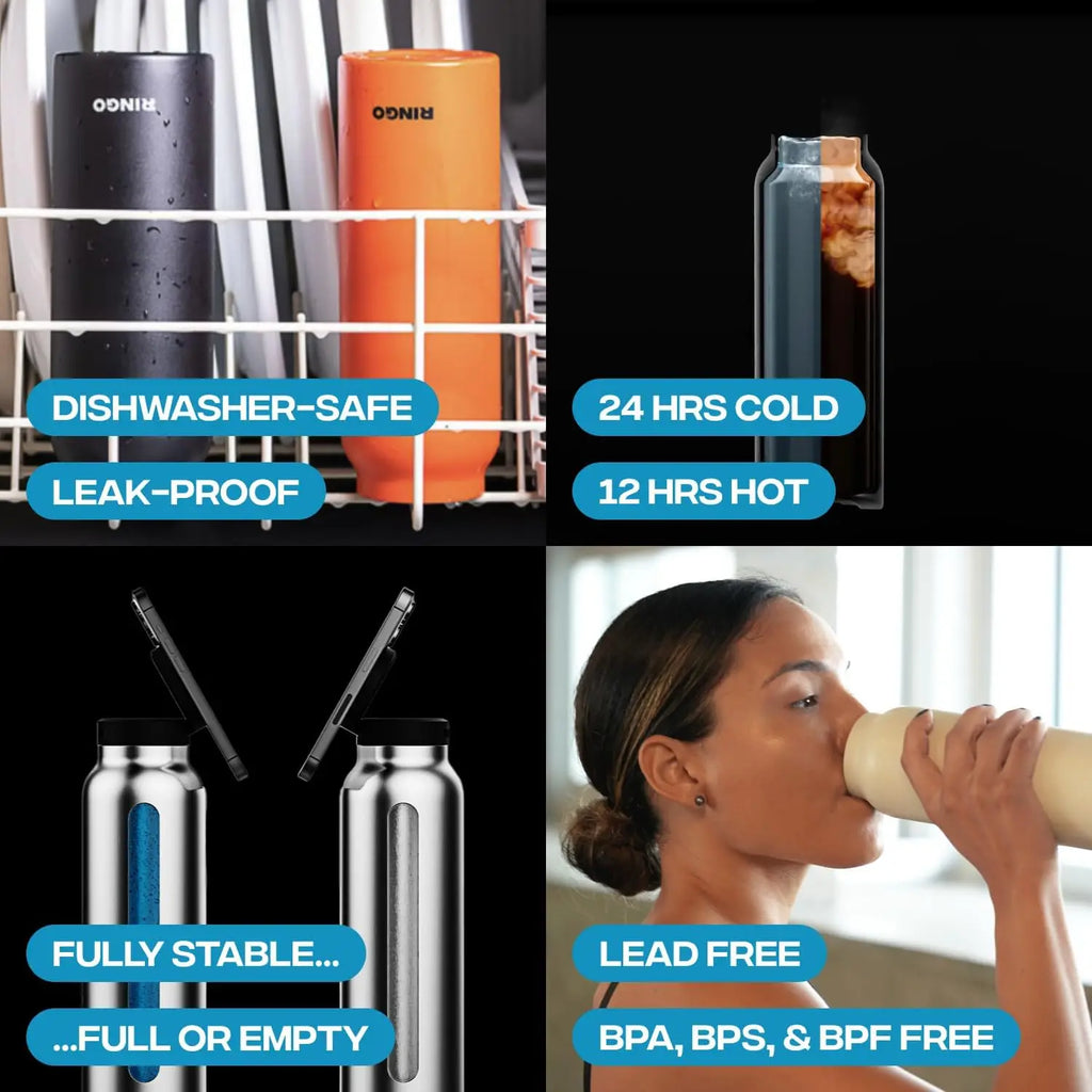Deviceus MagHydro Pro – Magnetic Insulated Water Bottle (24oz)