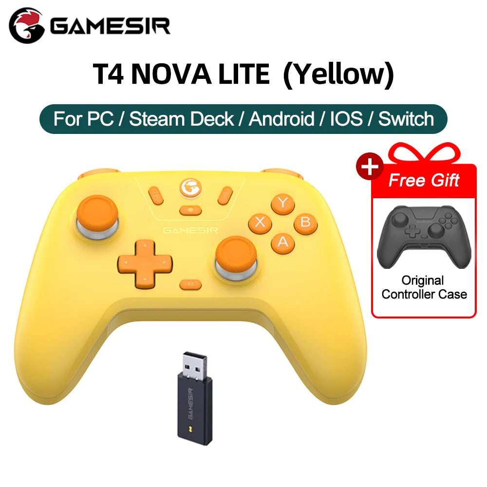 T4 Nova Lite Switch Controller Hall Effect Gamepad Nintendo Switch iPhone, Android Mobile Phone Windows PC Steam