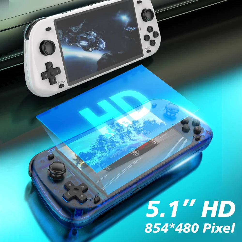 R50S Retro Handheld Gaming Console – 5.1″ Large Screen