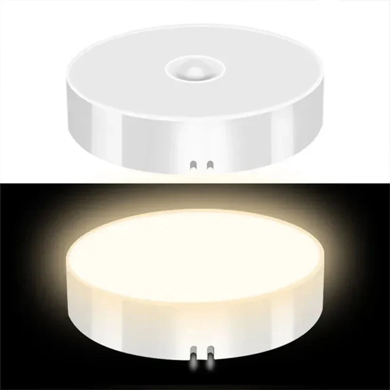 USB Rechargeable Motion Sensor LED Night Light - Wireless Lamp