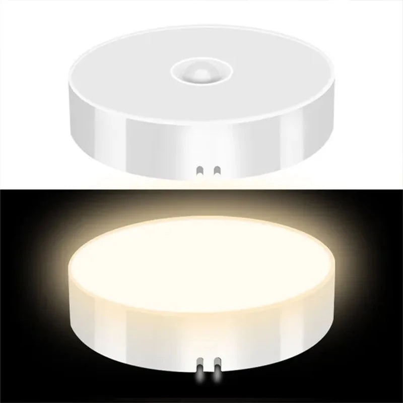 USB Rechargeable Motion Sensor LED Night Light - Wireless Lamp