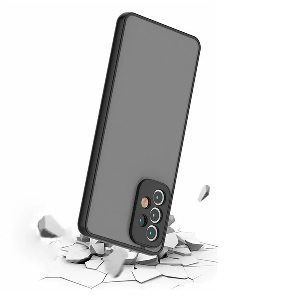 Shockproof Armor Matte Silicone Bumper Case For iPhone