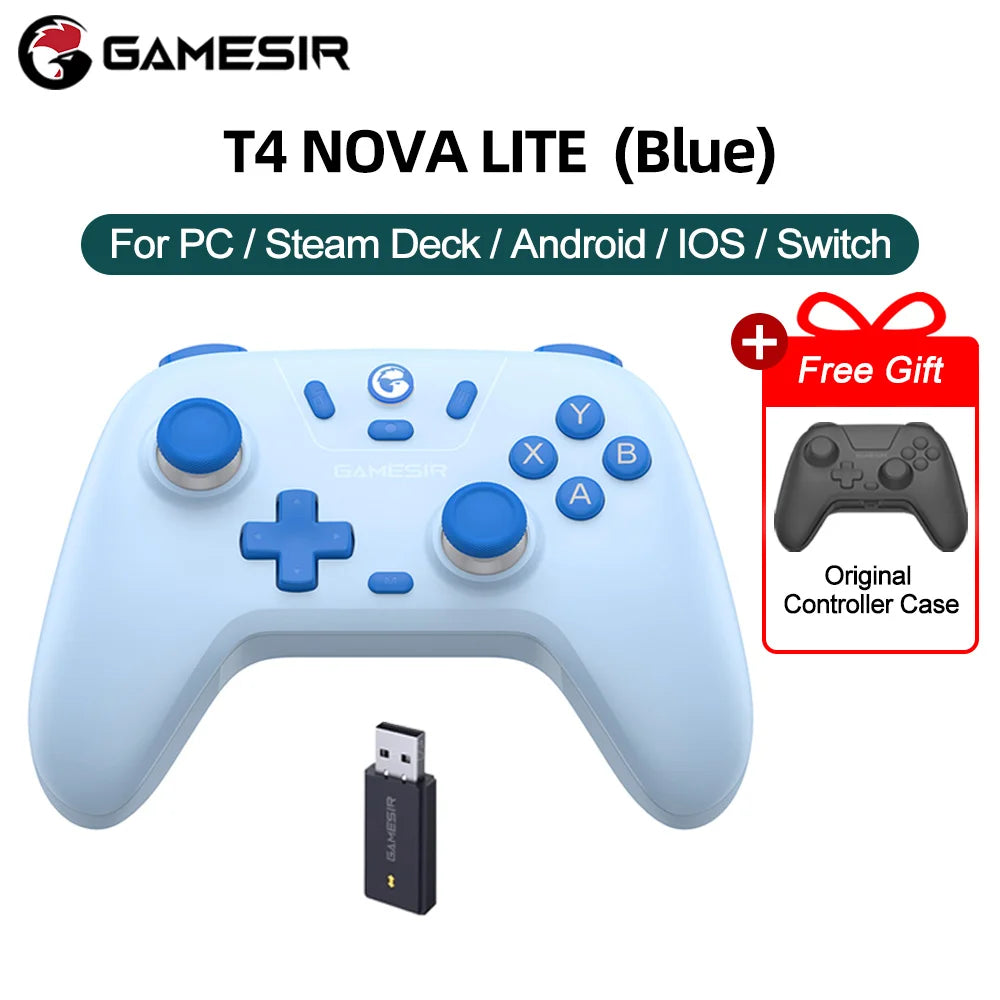 T4 Nova Lite Switch Controller Hall Effect Gamepad Nintendo Switch iPhone, Android Mobile Phone Windows PC Steam