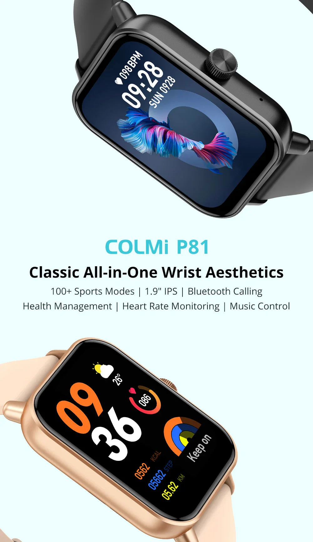 Unisex P71 Smartwatch with Voice Calling, Health Monitoring, IP68 Waterproof, Smart Notifications, and Voice Assistant