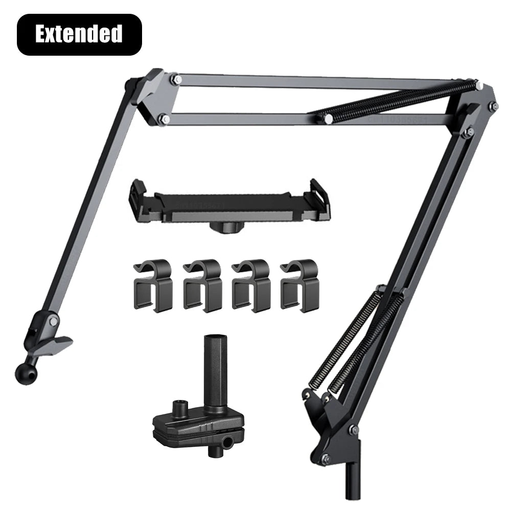 Hands-Free Bed Phone Mount – Adjustable Arm for Perfect Viewing!