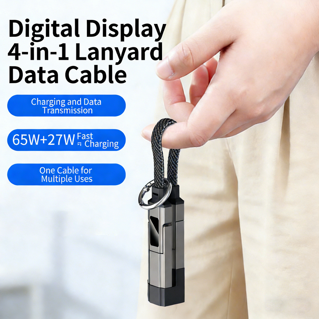 Deviceus KeyCharge Pro 4-in-1 Fast Charging Cable