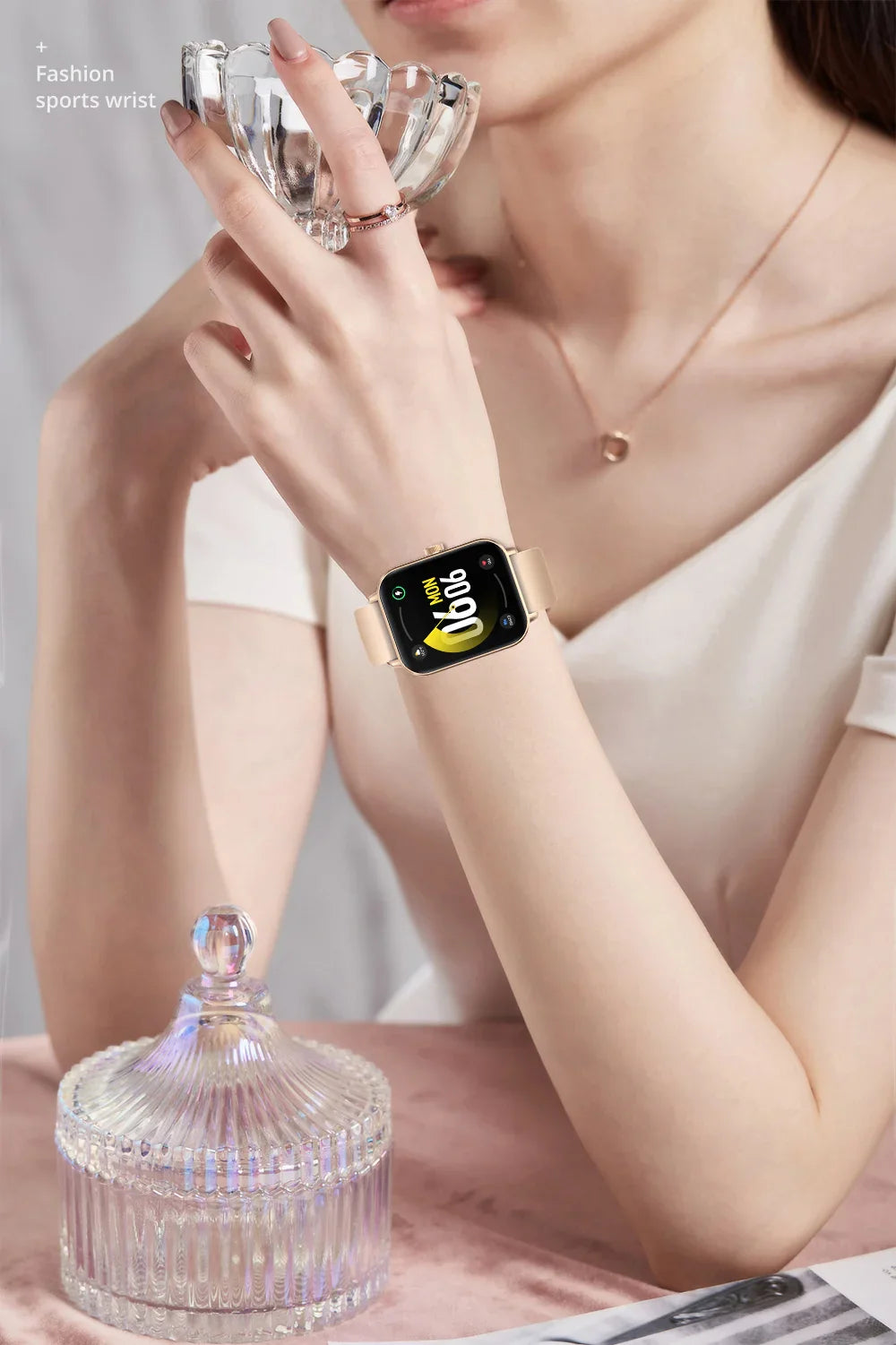 Unisex P71 Smartwatch with Voice Calling, Health Monitoring, IP68 Waterproof, Smart Notifications, and Voice Assistant