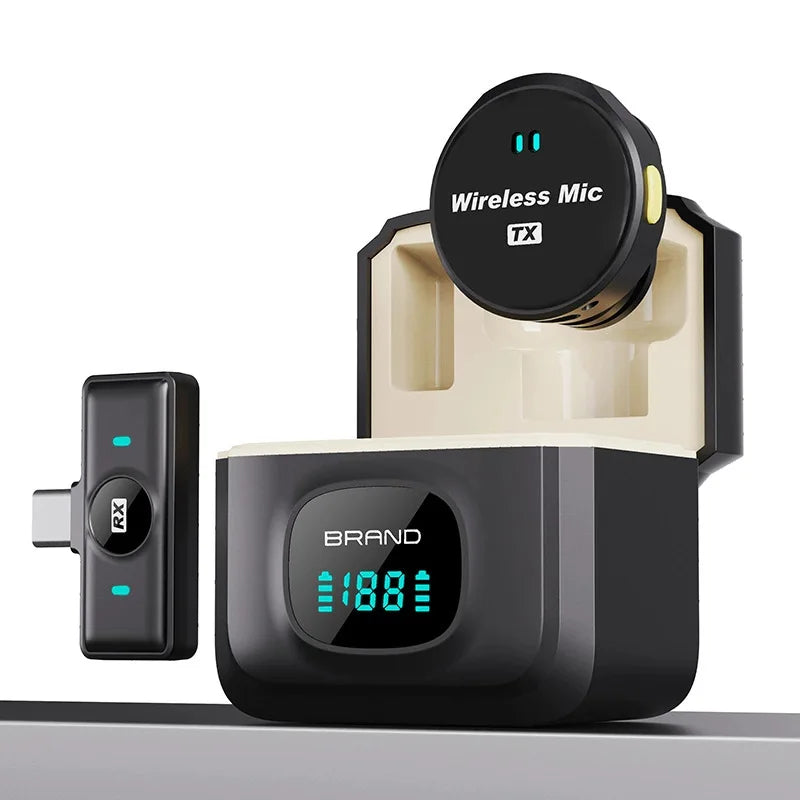 NEEWER KM18 Wireless Lavalier Microphone for iPhone/USB C