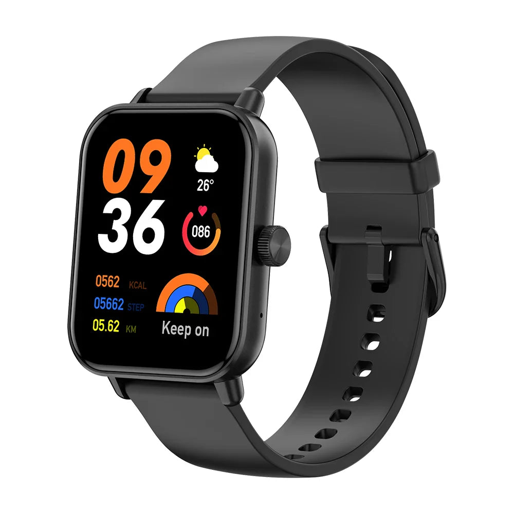Unisex P71 Smartwatch with Voice Calling, Health Monitoring, IP68 Waterproof, Smart Notifications, and Voice Assistant