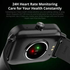 Unisex P71 Smartwatch with Voice Calling, Health Monitoring, IP68 Waterproof, Smart Notifications, and Voice Assistant