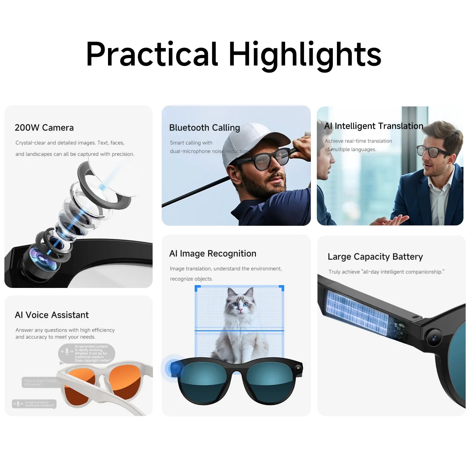 Deviceus VisionX AI Smart Glasses