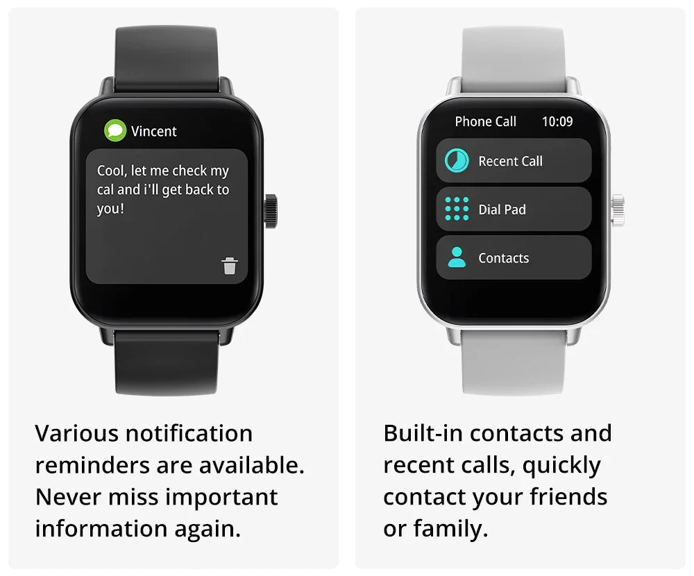 Unisex P71 Smartwatch with Voice Calling, Health Monitoring, IP68 Waterproof, Smart Notifications, and Voice Assistant