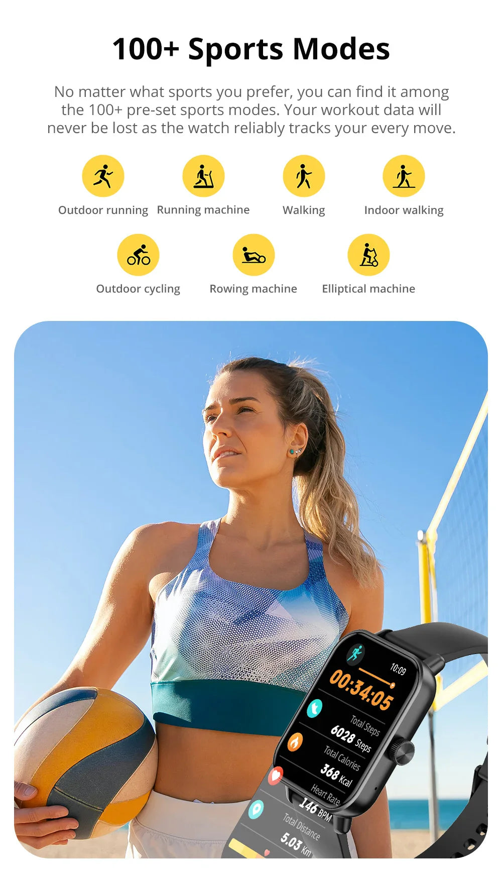 Unisex P71 Smartwatch with Voice Calling, Health Monitoring, IP68 Waterproof, Smart Notifications, and Voice Assistant