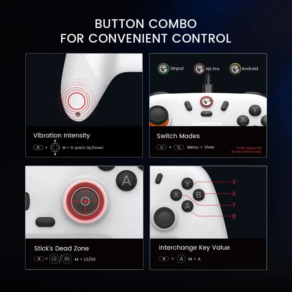 T4 Nova Lite Switch Controller Hall Effect Gamepad Nintendo Switch iPhone, Android Mobile Phone Windows PC Steam