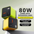 Charge Fast: 3-in-1 GaN 80W Scalable Charger