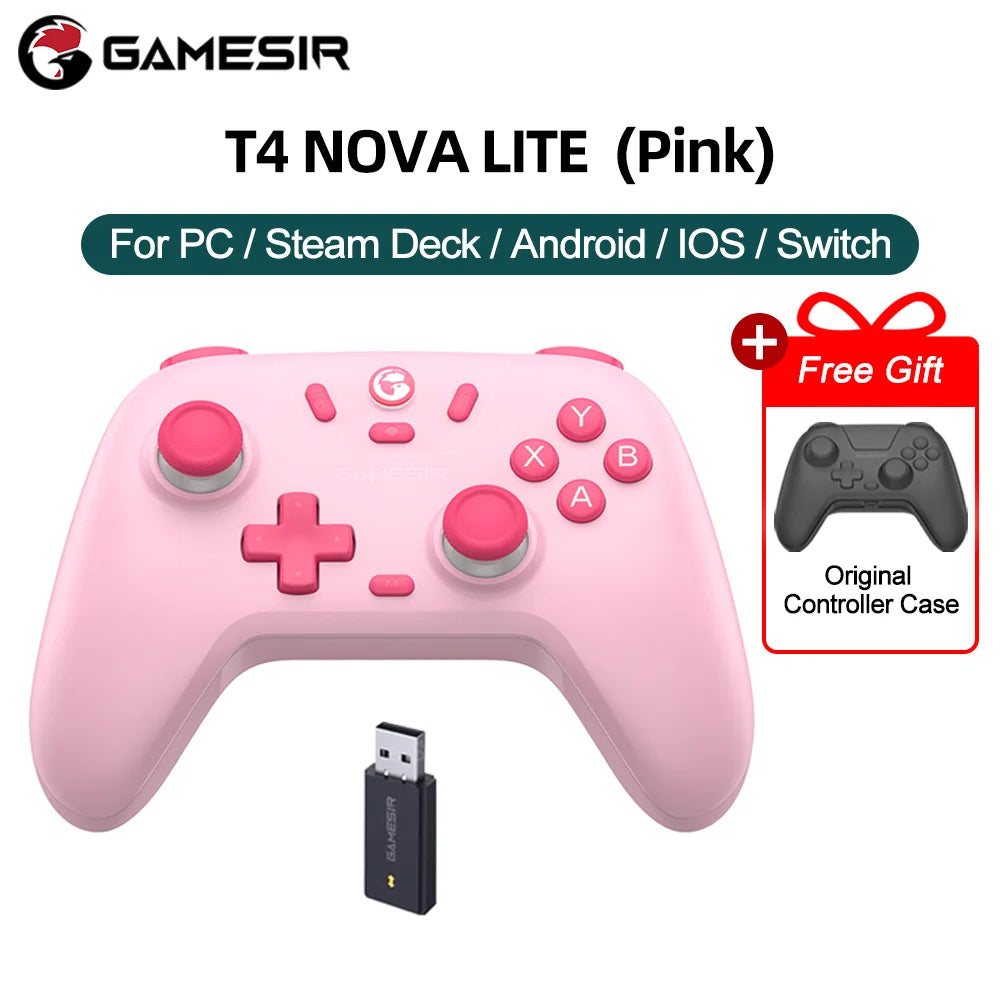 T4 Nova Lite Switch Controller Hall Effect Gamepad Nintendo Switch iPhone, Android Mobile Phone Windows PC Steam