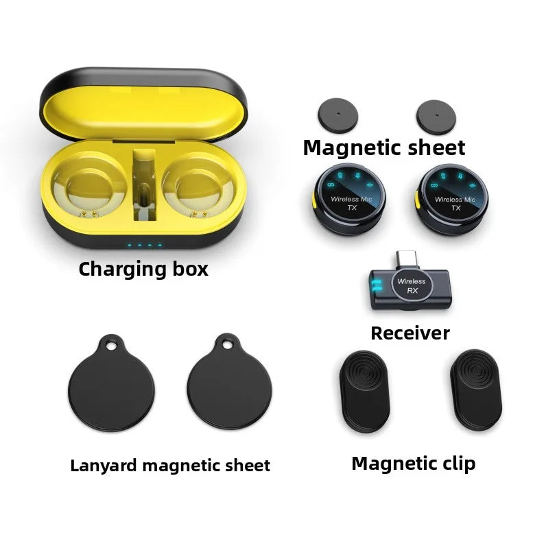 NEEWER KM18 Wireless Lavalier Microphone for iPhone/USB C