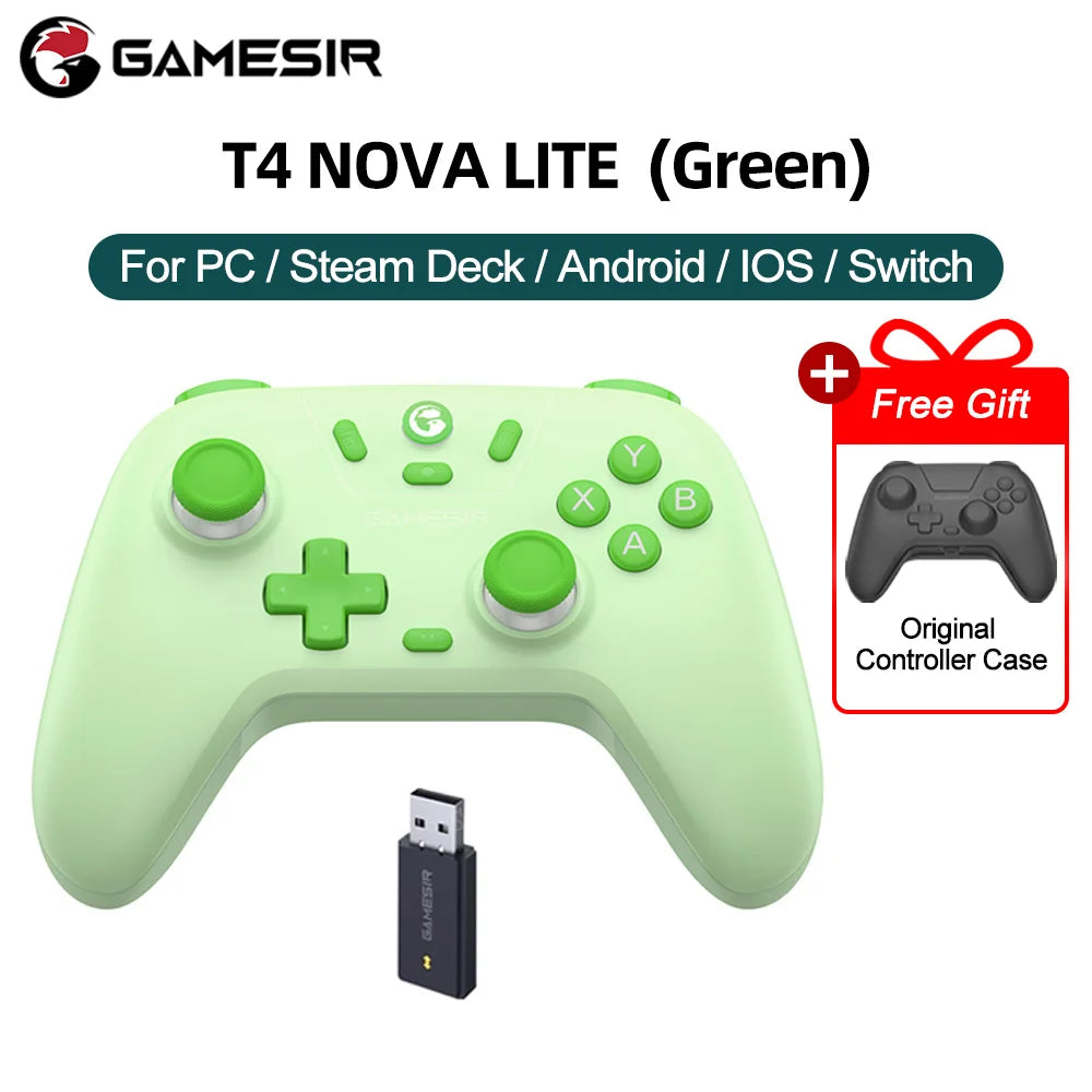 T4 Nova Lite Switch Controller Hall Effect Gamepad Nintendo Switch iPhone, Android Mobile Phone Windows PC Steam
