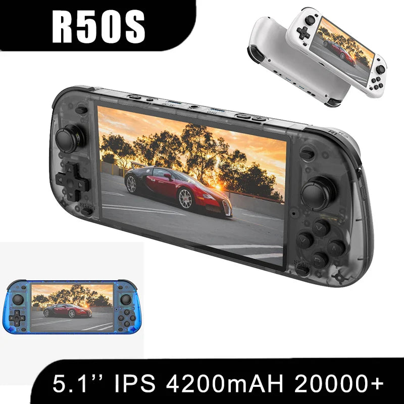 R50S Retro Handheld Gaming Console – 5.1″ Large Screen