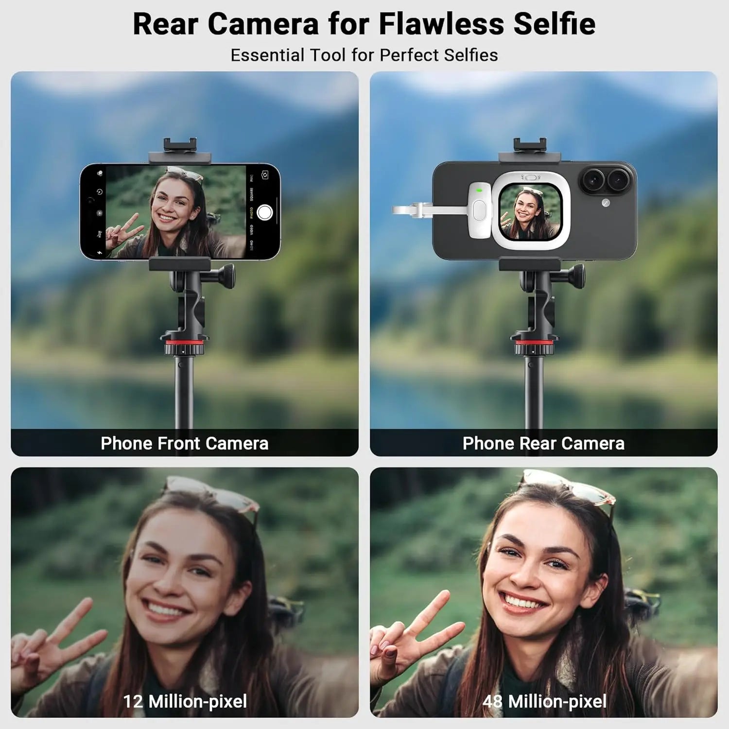 Deviceus VlogMate Mini Rear Camera Selfie Monitor