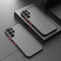 Shockproof Armor Matte Silicone Bumper Case For iPhone
