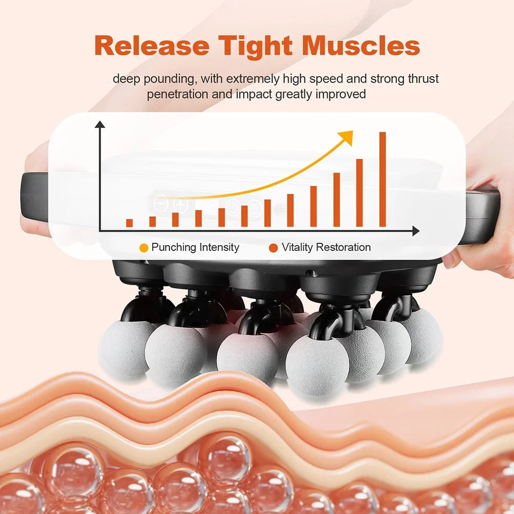DeepStrike™ Massage Gun: 16 Heads, Full-Body Bliss 💆
