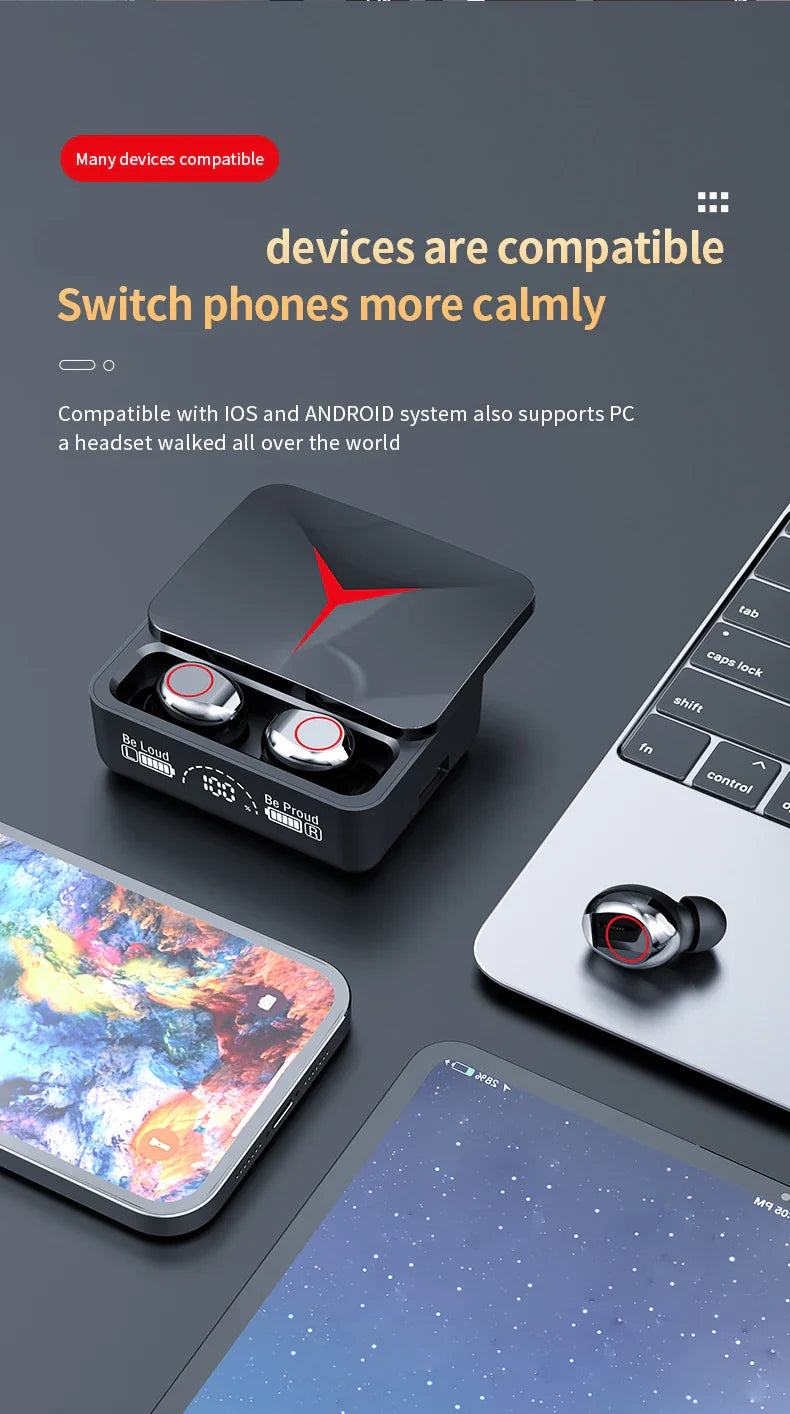 Original TWS M90 Wireless Headphones