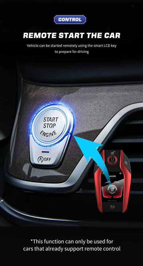 Universal Smart LCD Keyless Go Remote Car Key for BMW | Benz | Audi | Toyota | Honda | KIA | Land Rover