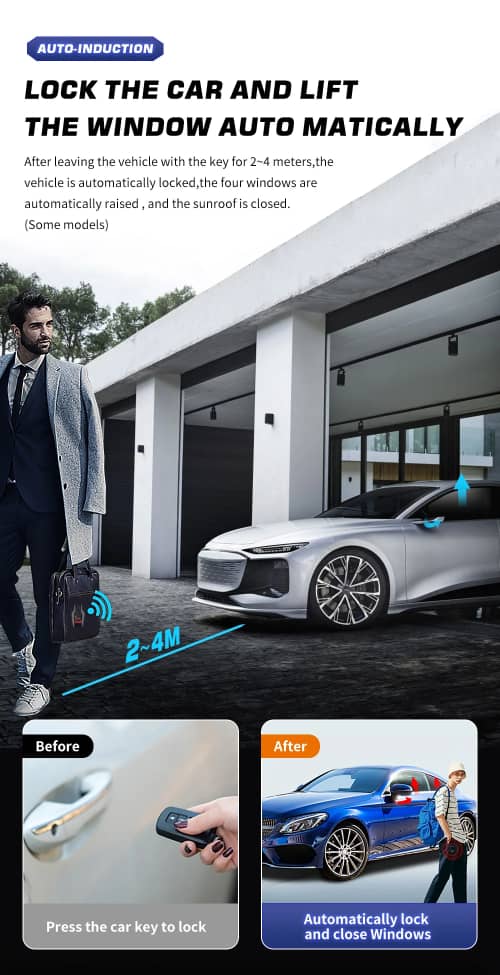 Universal Smart LCD Keyless Go Remote Car Key for BMW | Benz | Audi | Toyota | Honda | KIA | Land Rover