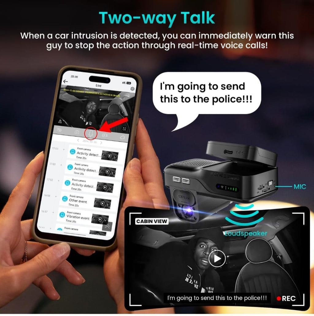 Deviceus DriveGuard 4G LTE Smart Dash Cam