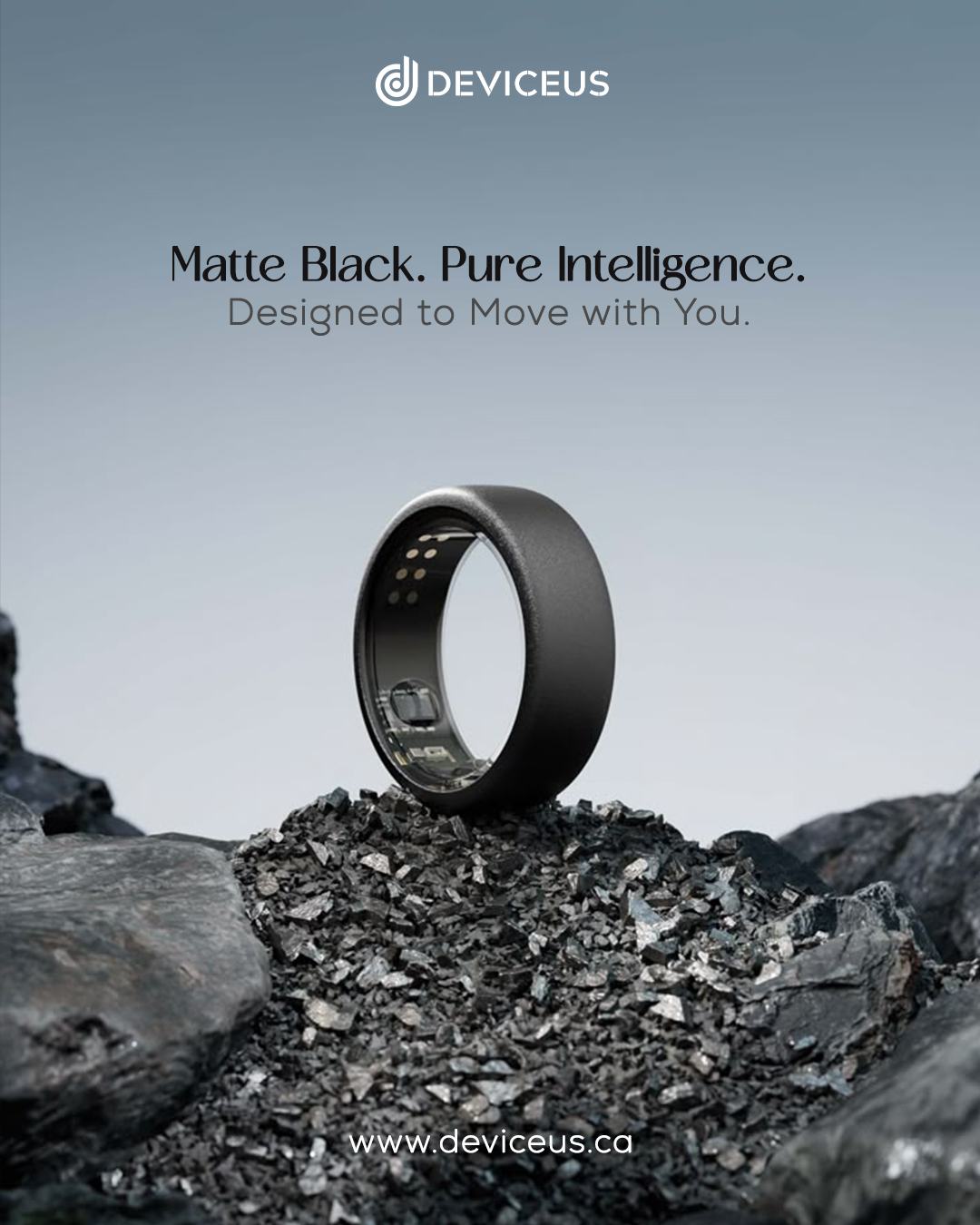 TitanX Pro Smart Ring – Titanium Health & Fitness Tracker | Waterproof | Multi-Sport Modes
