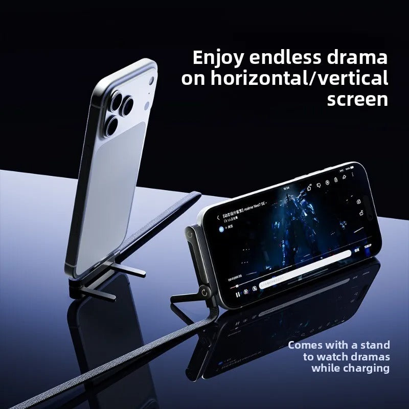 High-Power 240W Charging Cable with Gaming Holder Attachment