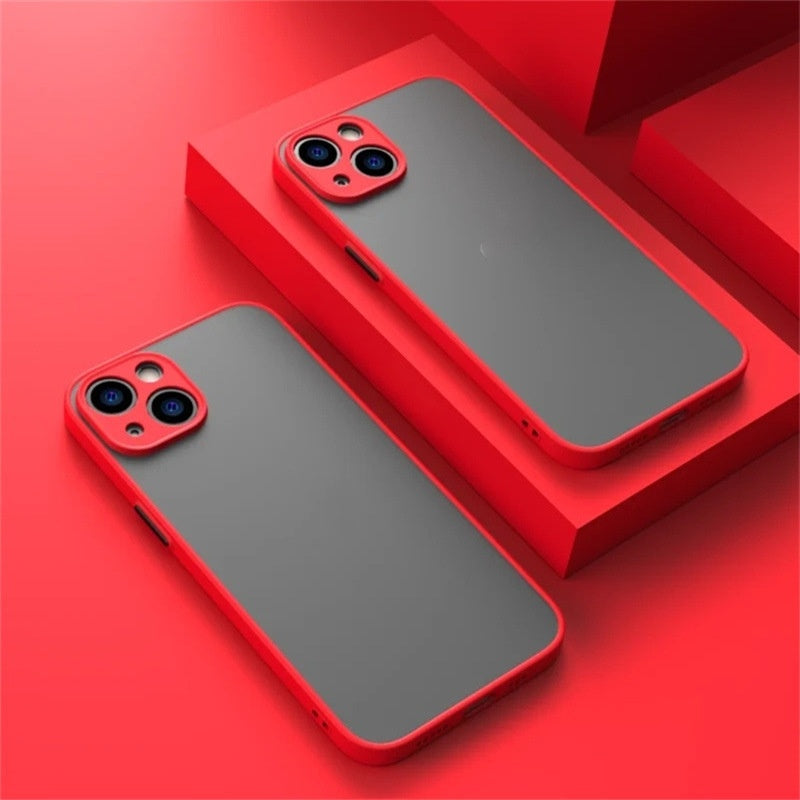 Luxury Matte Magnetic  Magsafe Wireless Charging Case For iPhone