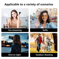 Wireless Selfie Stick for Smartphone, 44 Inch Tripod with Bluetooth Remote, Portables Foldable Stand for Vlog Shooting Record