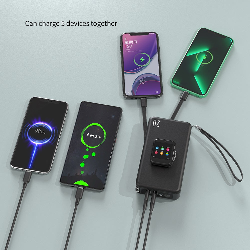 Super Power Wireless Charger 20000mAh Fast Charging External Battery Charger Power Banks