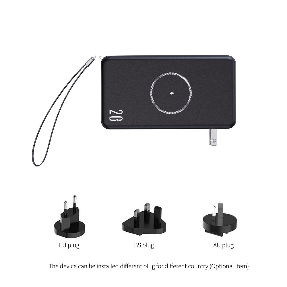 Super Power Wireless Charger 20000mAh Fast Charging External Battery Charger Power Banks