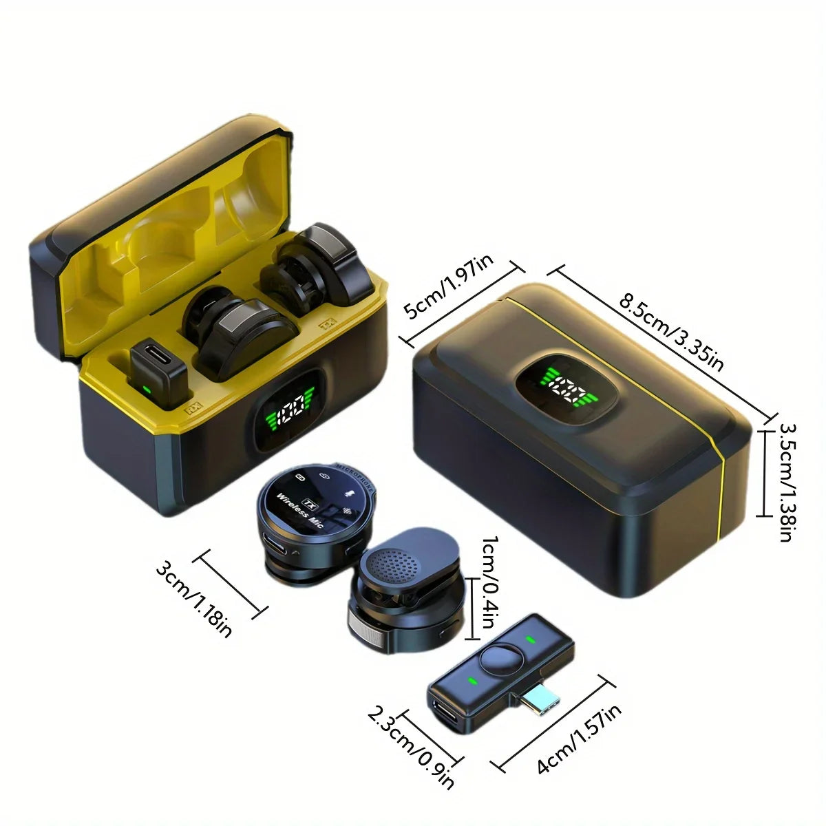 Deviceus™ Wireless Lavalier Microphones