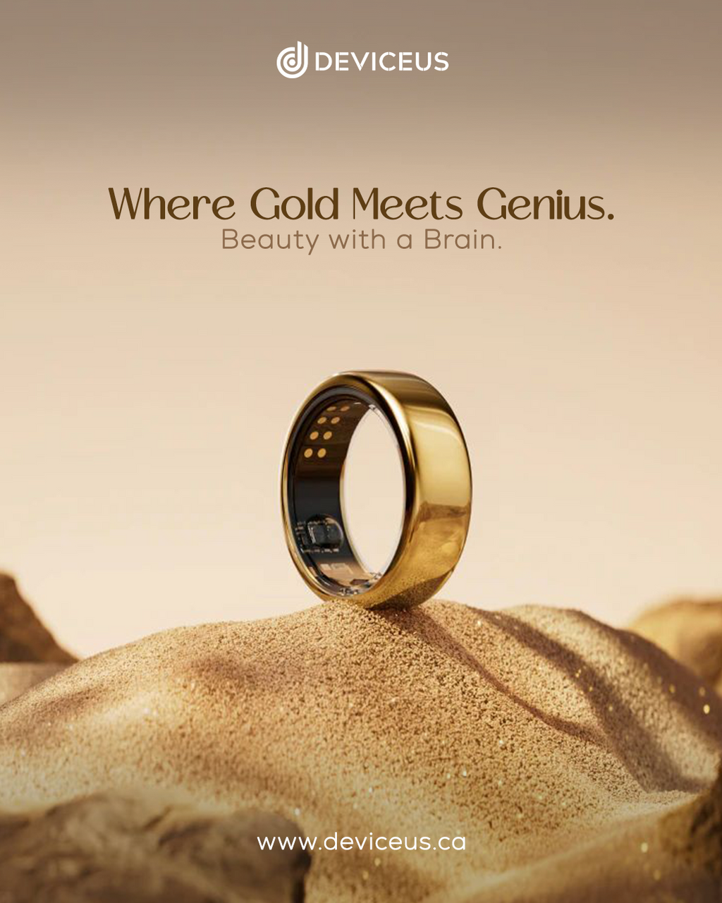 TitanX Pro Smart Ring – Titanium Health & Fitness Tracker | Waterproof | Multi-Sport Modes