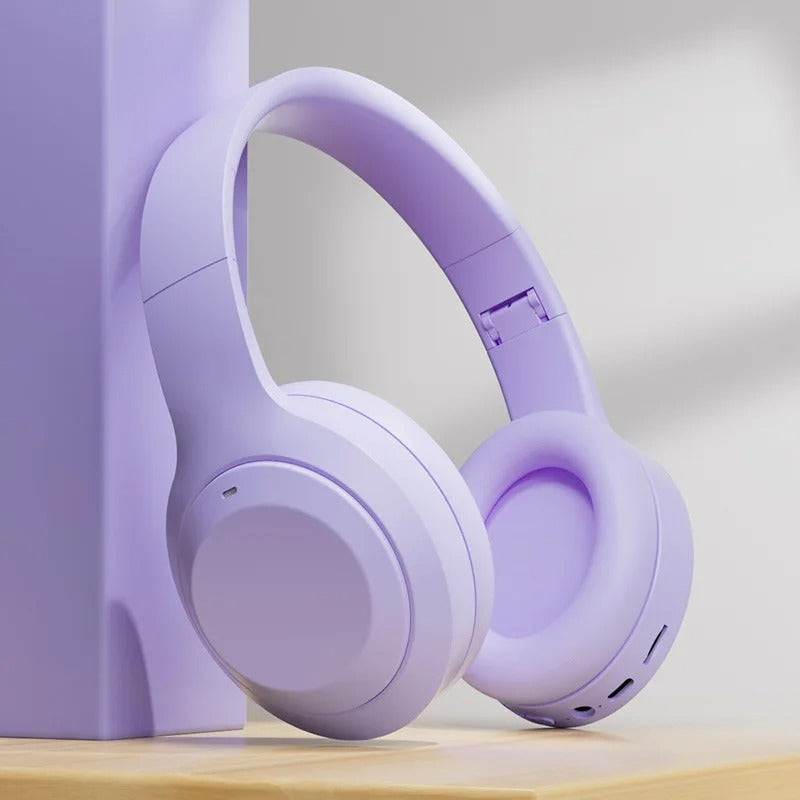Wireless Bluetooth 5.3 Over-Ear Headphones | HiFi Stereo Gaming & Sports Headset with HD Mic, TF Card & AUX Support
