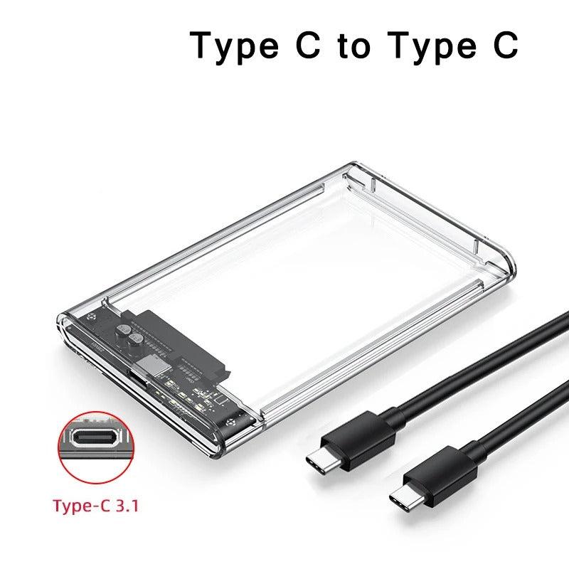 USB-C 2.5” SATA HDD Enclosure