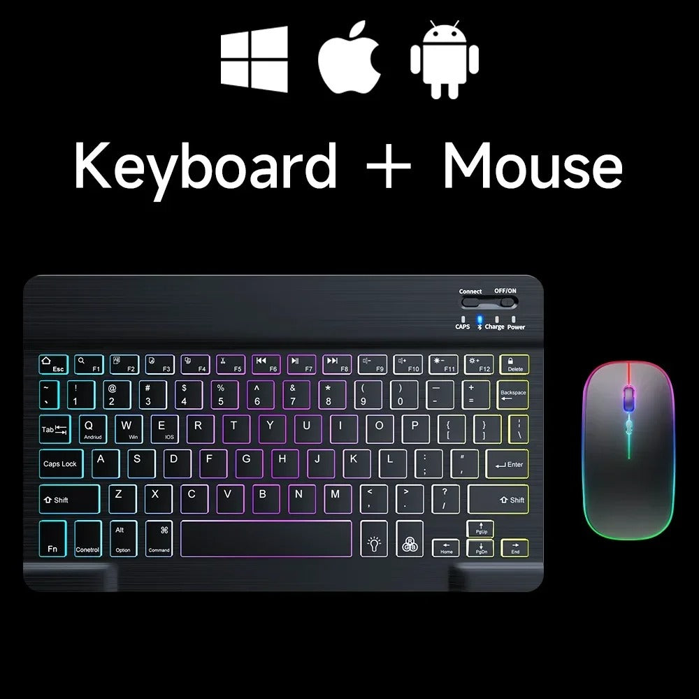 Mini RGB Bluetooth Keyboard & Mouse