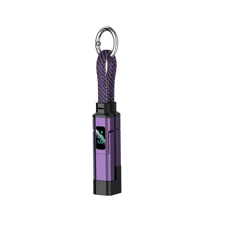 65W 4-in-1 Keychain Charging Cable