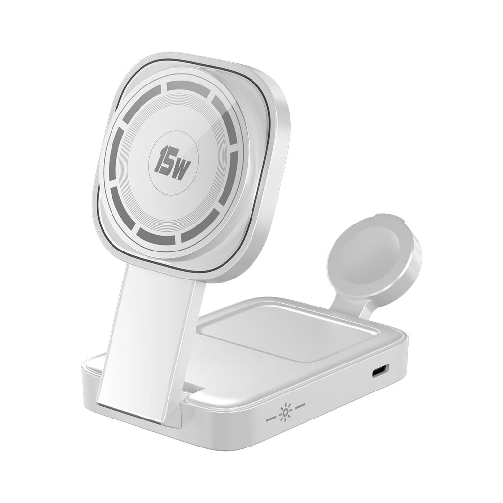 3-in-1 Foldable Magnetic Wireless Charging Station