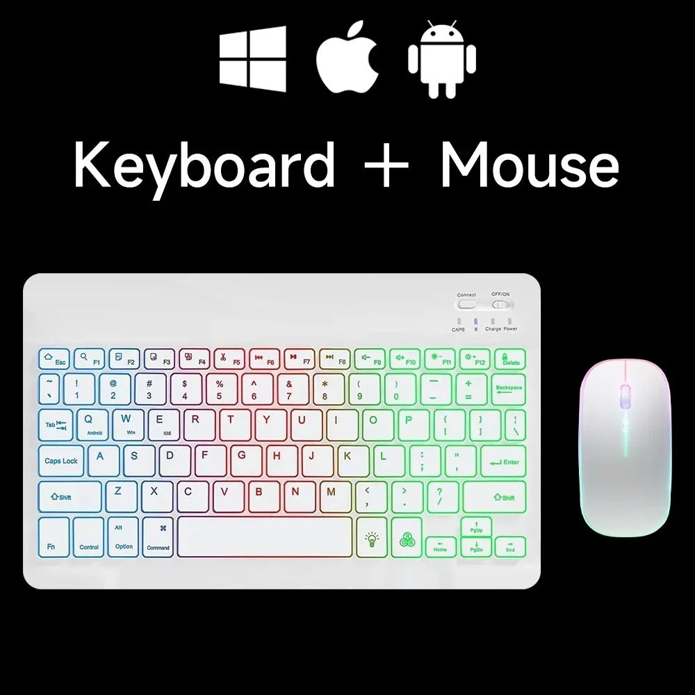 Mini RGB Bluetooth Keyboard & Mouse
