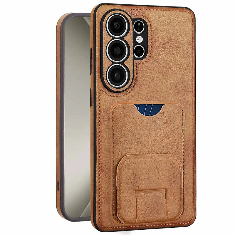 Leather Wallet Case for Samsung
