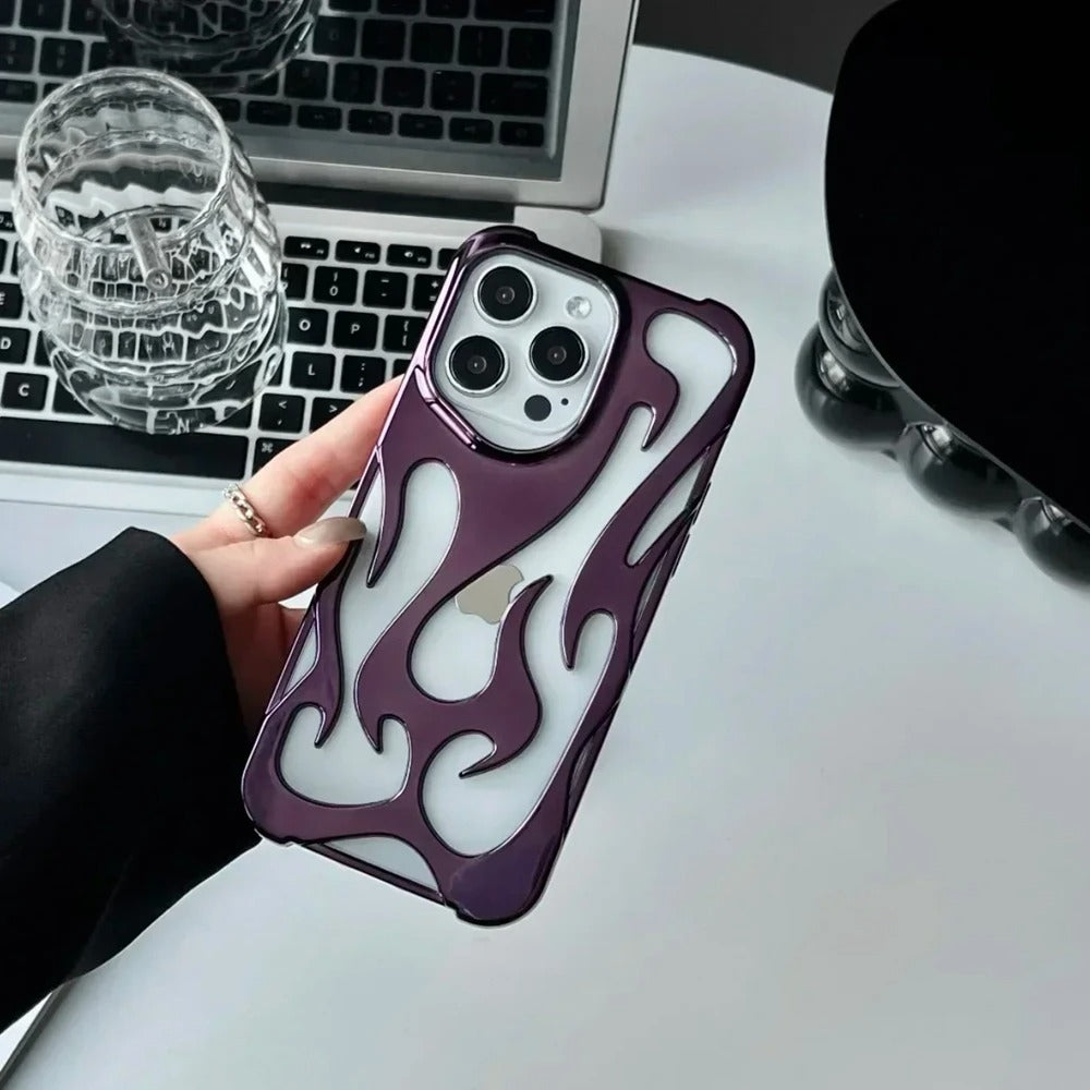 Flame Hollow iPhone Case