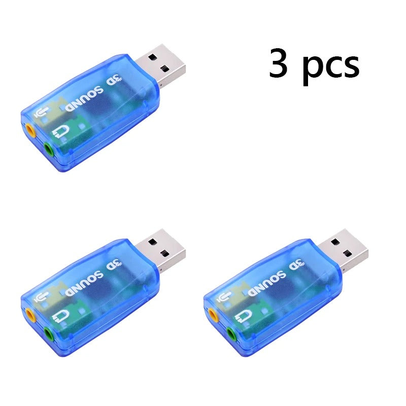 USB 3D Audio Sound Card