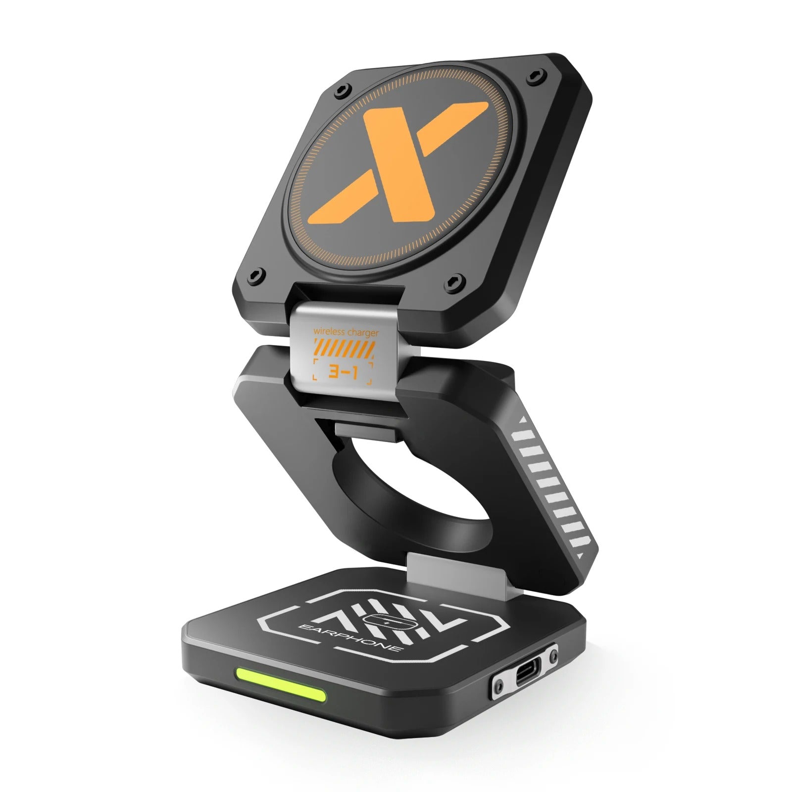 3-in-1 Foldable Magnetic Wireless Charging Station