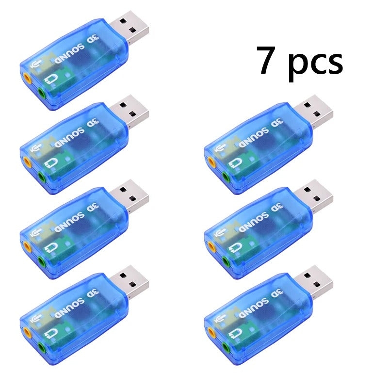 USB 3D Audio Sound Card