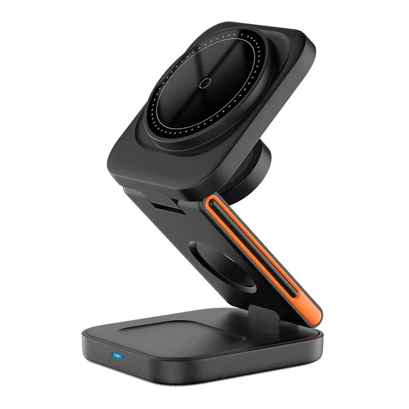 3-in-1 Foldable Magnetic Wireless Charging Station